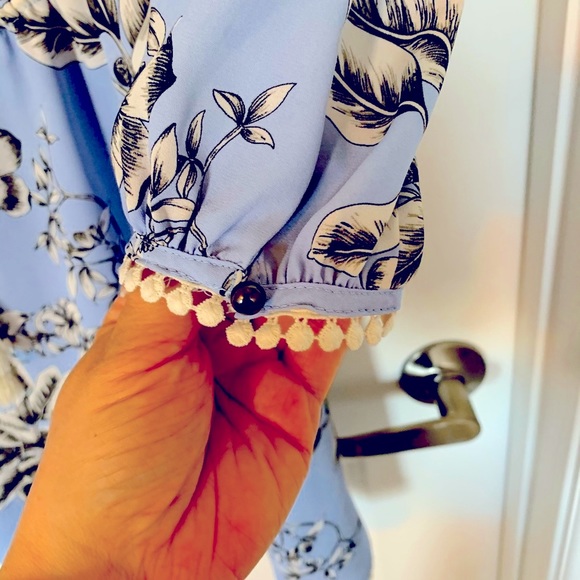 Sam Edelman Blue Floral Dress - Picture 2 of 6